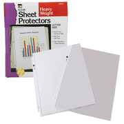 Charles Leonard Sheet Protectors, Heavy Weight, Letter Size, Clear, Box of 100 48341